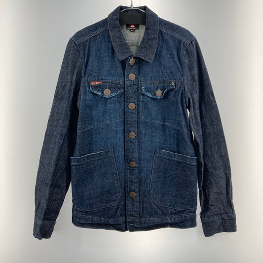 【中古品】【メンズ】 LEE COOPER デニムジャケット 147-260215-WA-01-iwa サイズ：S カラー：インディゴブルー 万代Net店
