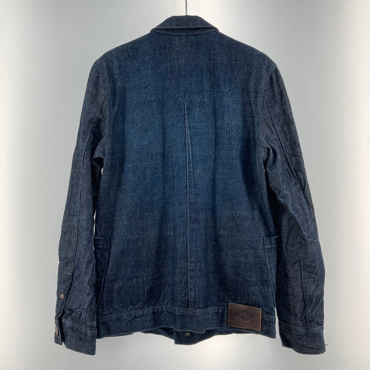 【中古品】【メンズ】 LEE COOPER デニムジャケット 147-260215-WA-01-iwa サイズ：S カラー：インディゴブルー 万代Net店