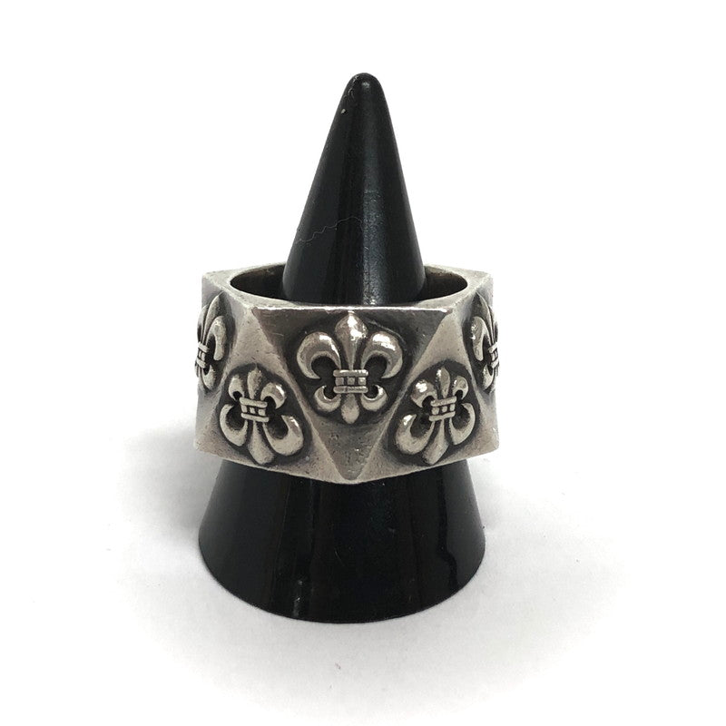 【中古品】【メンズ】 CHROME HEARTS クロムハーツ PENTAGON BS FLR ペンタゴンリング BS フレア 指輪 シルバー 925 190-251212-rs-02-fur サイズ：約20～20.5号 カラー：シルバー 万代Net店