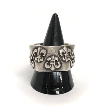 【中古品】【メンズ】 CHROME HEARTS クロムハーツ PENTAGON BS FLR ペンタゴンリング BS フレア 指輪 シルバー 925 190-251212-rs-02-fur サイズ：約20～20.5号 カラー：シルバー 万代Net店