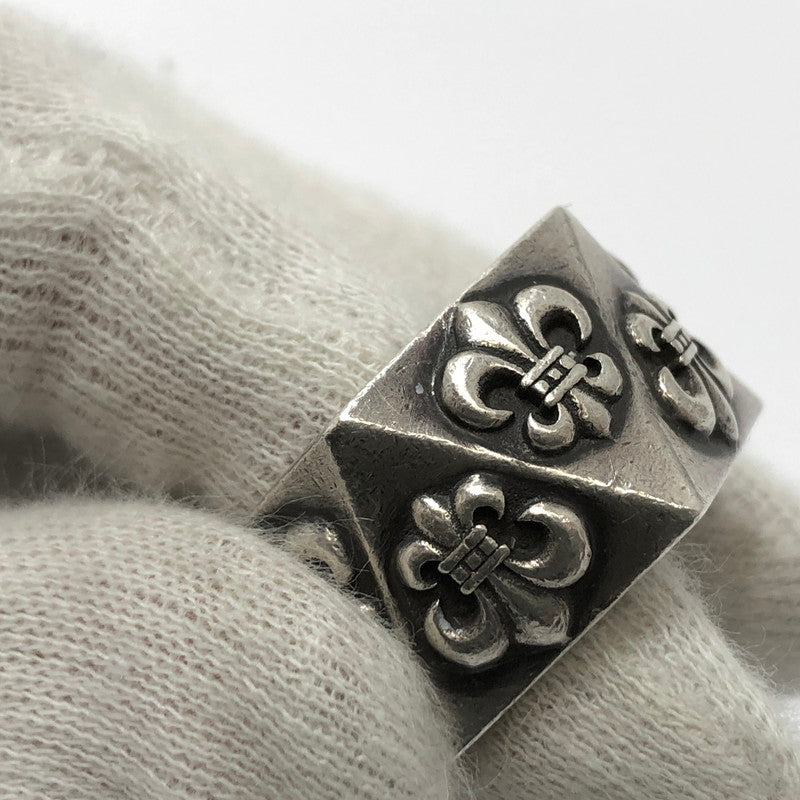 【中古品】【メンズ】 CHROME HEARTS クロムハーツ PENTAGON BS FLR ペンタゴンリング BS フレア 指輪 シルバー 925 190-251212-rs-02-fur サイズ：約20～20.5号 カラー：シルバー 万代Net店