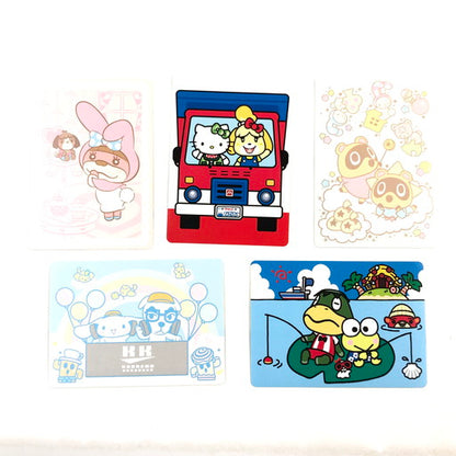 【中古品】 Nintendo とびだせ どうぶつの森 amiibo+ サンリオキャラクターズ コラボ amiiboカード全6種 おまけシール5種セット 024-260828-ma-06-fur 万代Net店