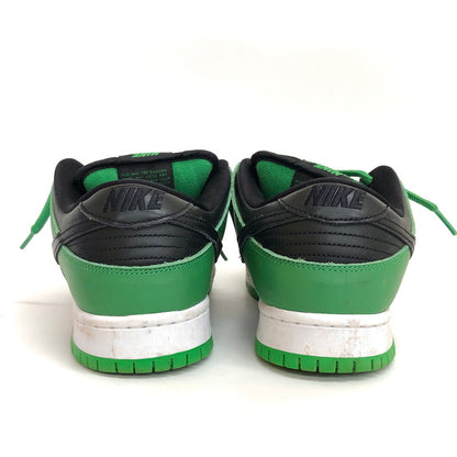 【現状渡し品】【メンズ】 NIKE ナイキ SB DUNK LOW PRO "BLACK AND CLASSIC GREEN" BQ6817-302  ダンク ロー プロ ブラック アンド クラシックグリーン スニーカー シューズ 靴 160-250203-rs-03-fur サイズ：27.0cm US 9 カラー：グリーン/ブラック/ホワイト 万代Net店