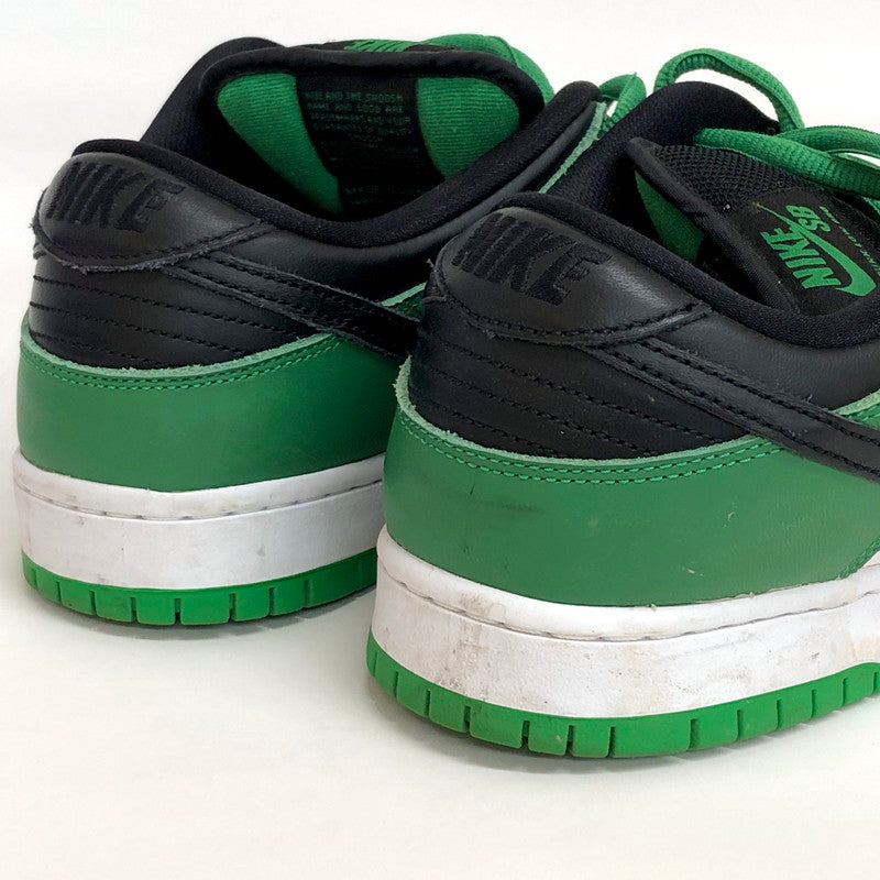 【現状渡し品】【メンズ】 NIKE ナイキ SB DUNK LOW PRO "BLACK AND CLASSIC GREEN" BQ6817-302  ダンク ロー プロ ブラック アンド クラシックグリーン スニーカー シューズ 靴 160-250203-rs-03-fur サイズ：27.0cm US 9 カラー：グリーン/ブラック/ホワイト 万代Net店