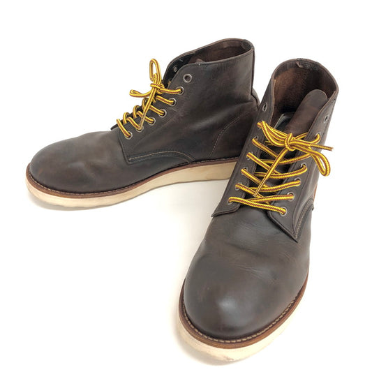 【現状渡し品】【メンズ】 HAWKINS ホーキンス Leather Work Boots HL40011 レースアップ ワークブーツ シューズ 靴 165-250616-rs-03-fur サイズ：28.0cm US 10 カラー：ブラウン系 万代Net店