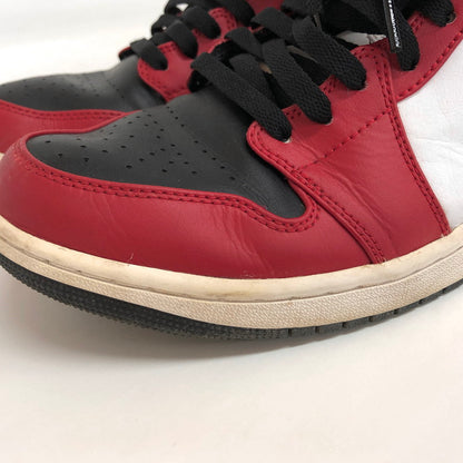 【現状渡し品】【メンズ】 NIKE ナイキ AIR JORDAN 1 MID "CHICAGO BLACK TOE" 554724-069 エアジョーダン ミッド シカゴ ブラック トゥ スニーカー シューズ 靴 160-250203-rs-04-fur サイズ：28.0cm US 10 カラー：レッド系/ブラック/ホワイト 万代Net店