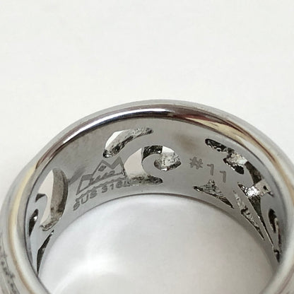 【中古品】【メンズ/レディース】 SAAD サード ARABESQUE RING アラベスク リング 指輪 SUS316 アクセサリー 193-240612-rs-04-fur サイズ：11(実寸：約12号) カラー：シルバー 万代Net店