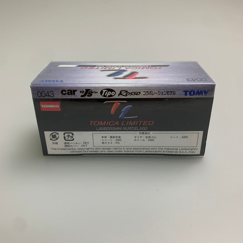 【中古品】 TOMY トミカ LIMITED LAMBORGHINI MURCIELAGO ランボルギーニ ムルシエラゴ ミニカー 062-251205-AS-9-min 万代Net店
