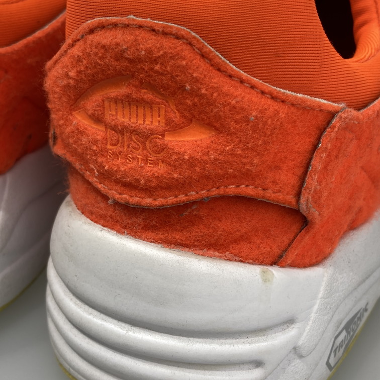 【現状渡し品】【メンズ】 PUMA プーマ 359361 01 DISK BLAZE BRIGHT スニーカー 本体のみ（箱なし） 162-251112-WA-11-iwa サイズ：28cm カラー：オレンジ 万代Net店