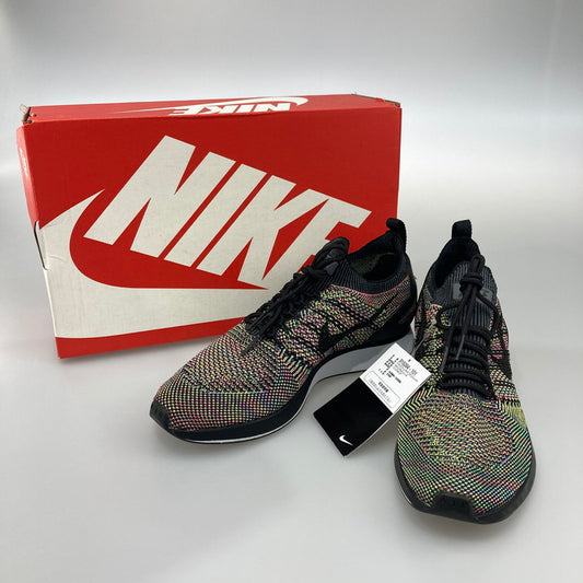 【未使用品】【メンズ】 NIKE ナイキ 918264-101 AIR ZOOM MARIAH FLYKNIT RACER スニーカー 160-251112-WA-12-iwa サイズ：26cm カラー：WHITE/BLACK-VOLT-CHOLORINE BLUE 万代Net店