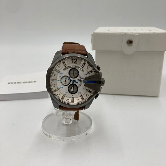 【現状渡し品】DIESEL ディーゼル DIESEL DZ-4280 腕時計 197-250121-OR-01-iwa カラー：シルバー/ホワイト/ブラウン系 万代Net店