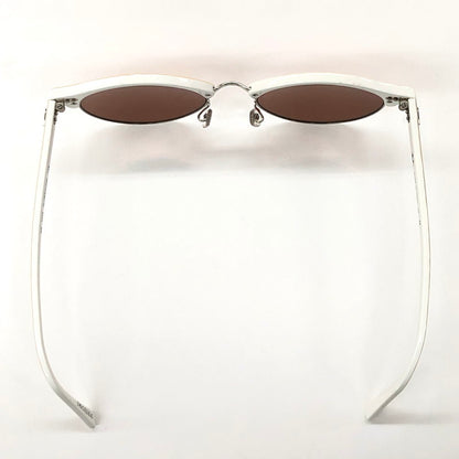 【中古品】【メンズ/レディース】 Ray-Ban レイバン CLUBROUND RB4246 サングラス 偏光 メガネ 眼鏡 アイウェア アクセサリー 203-240613-rs-02-fur サイズ：51ロ19-145 カラー：ホワイト/ピンク系 万代Net店