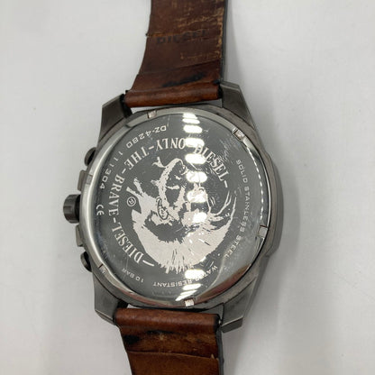 【現状渡し品】DIESEL ディーゼル DIESEL DZ-4280 腕時計 197-251219-SY-05-iwa カラー：シルバー/ホワイト/ブラウン系 万代Net店