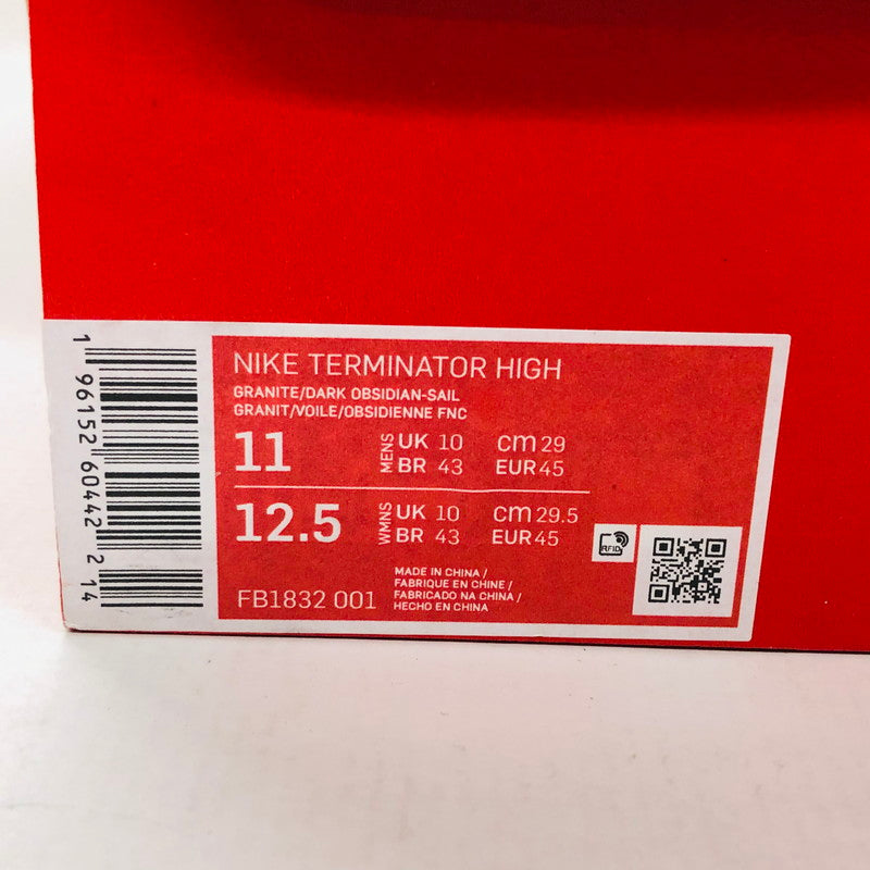 【中古品】【メンズ】 NIKE ナイキ TERMINATOR HIGH FD0650-100 ターミネーター ハイ スニーカー シューズ 靴 160-250203-hn-03-fur サイズ：29.0cm US 11 カラー：ホワイト/グリーン 万代Net店