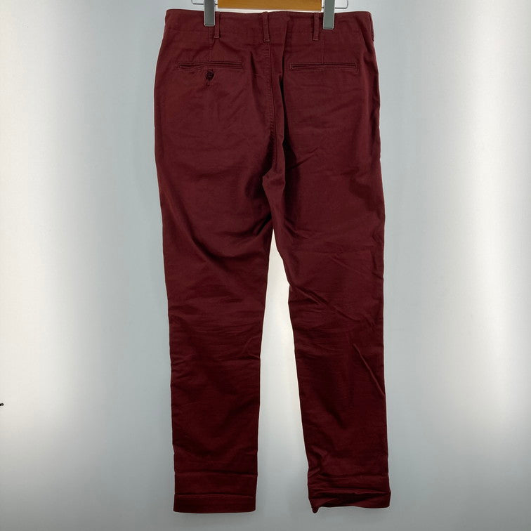 【中古品】【メンズ】 BEAMS ビームス 11-23-1173-874 チノパン 158-260216-WA-04-iwa サイズ：M カラー：バーガンディ 万代Net店