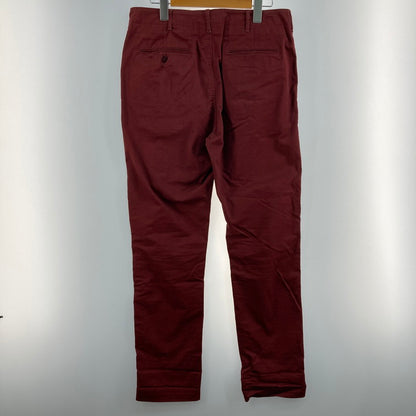 【中古品】【メンズ】 BEAMS ビームス 11-23-1173-874 チノパン 158-260216-WA-04-iwa サイズ：M カラー：バーガンディ 万代Net店