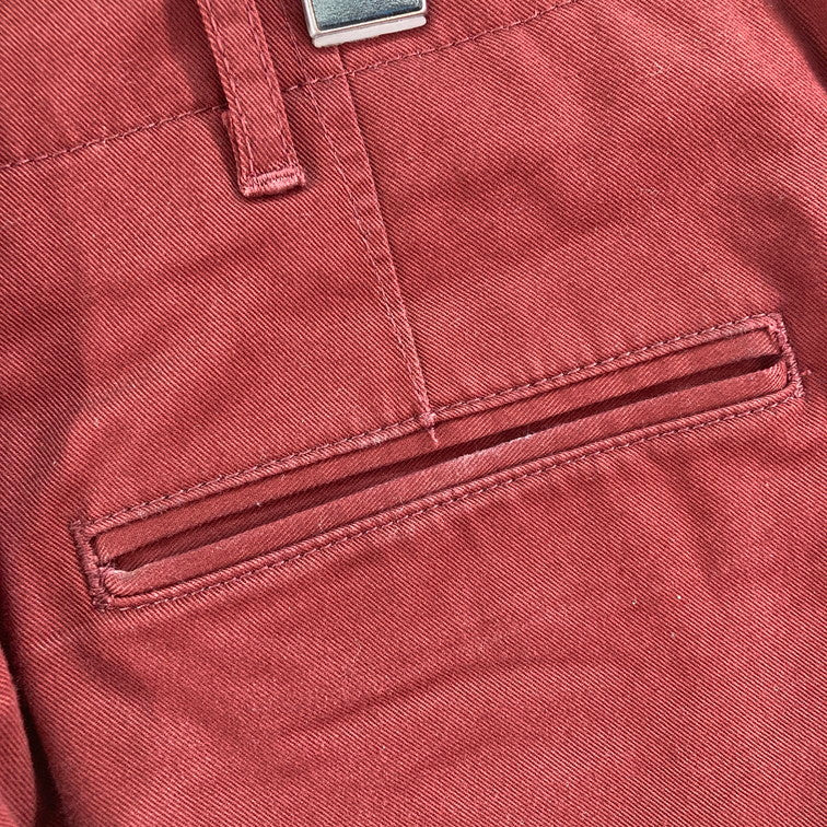 【中古品】【メンズ】 BEAMS ビームス 11-23-1173-874 チノパン 158-260216-WA-04-iwa サイズ：M カラー：バーガンディ 万代Net店