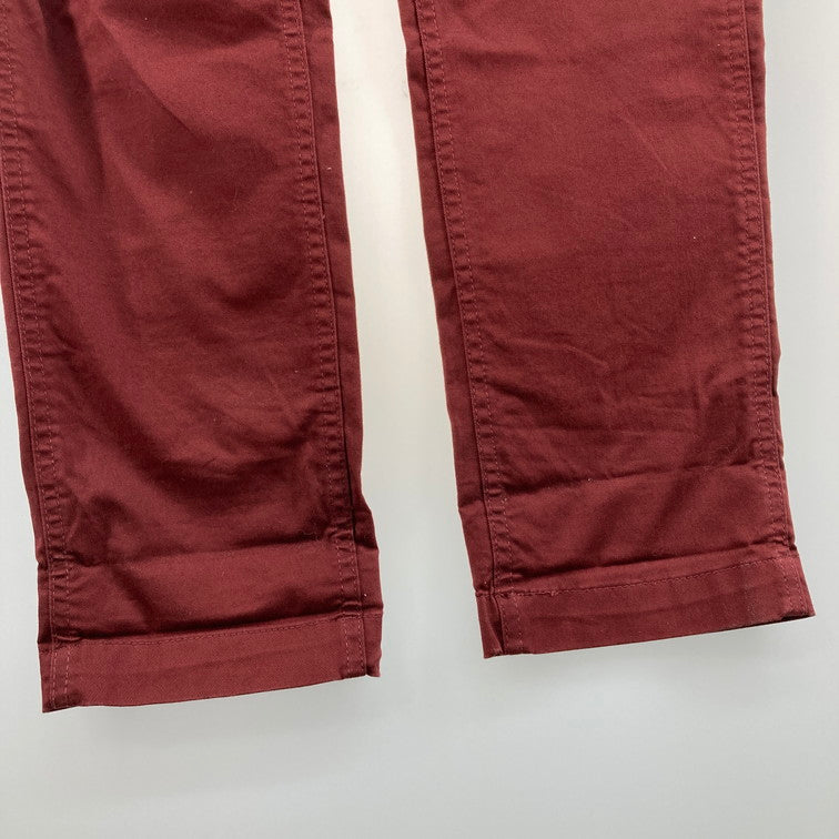 【中古品】【メンズ】 BEAMS ビームス 11-23-1173-874 チノパン 158-260216-WA-04-iwa サイズ：M カラー：バーガンディ 万代Net店