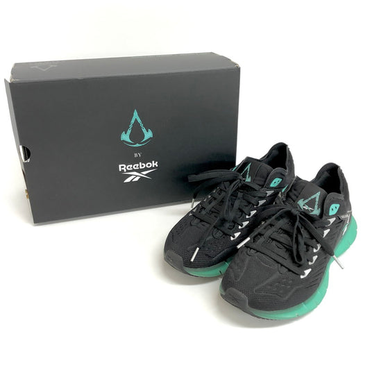 【中古品】【メンズ】 Reebok リーボック × Assassin's Creed Valhalla GZ8458 Zig Kinetica ジグ キネティカ スニーカー シューズ 靴 163-250617-rs-03-fur サイズ：26.5cm US 8 1/2 カラー：ブラック/グリーン系 万代Net店