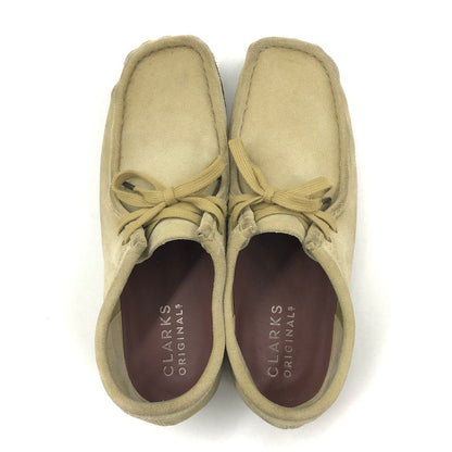 【現状渡し品】【メンズ】 Clarks クラークス Wallabee 26155515 ワラビー メープルスエード デザートブーツ シューズ 靴 164-250204-rs-01-fur サイズ：26.0cm UK 7 1/2 カラー：メープル系 万代Net店