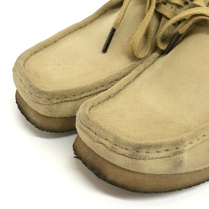 【現状渡し品】【メンズ】 Clarks クラークス Wallabee 26155515 ワラビー メープルスエード デザートブーツ シューズ 靴 164-250204-rs-01-fur サイズ：26.0cm UK 7 1/2 カラー：メープル系 万代Net店