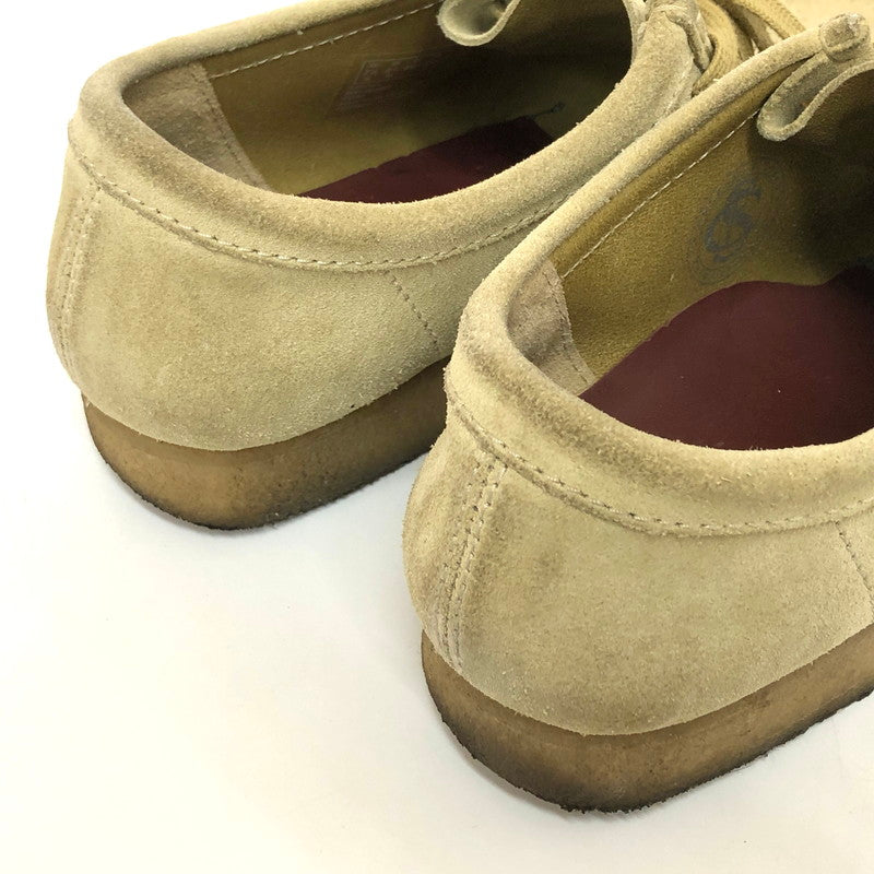 【現状渡し品】【メンズ】 Clarks クラークス Wallabee 26155515 ワラビー メープルスエード デザートブーツ シューズ 靴 164-250204-rs-01-fur サイズ：26.0cm UK 7 1/2 カラー：メープル系 万代Net店