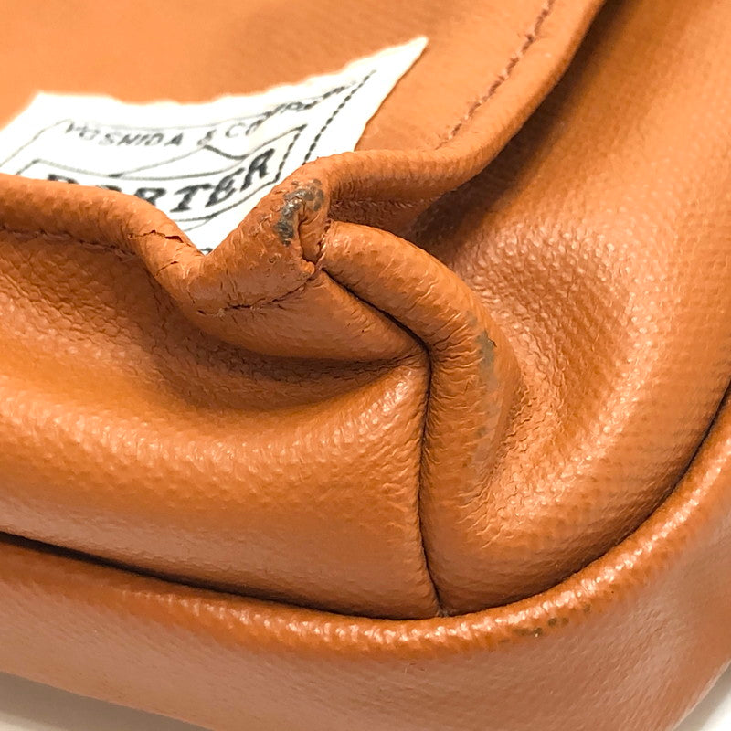 【現状渡し品】【メンズ/レディース】 PORTER ポーター FREESTYLE 707-06127 フリースタイル ボディバッグ ワンショルダー 鞄 吉田カバン 188-250918-rs-02-fur カラー：キャメル 万代Net店