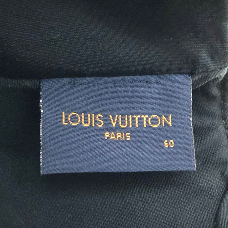 【中古品】【メンズ/レディース】 LOUIS VUITTON ルイ・ヴィトン キャスケット1.1 MP2606 キャップ 帽子 モノグラム アンプラント レザー アクセサリー 179-241009-rs-01-fur サイズ：60 カラー：ブラック 万代Net店