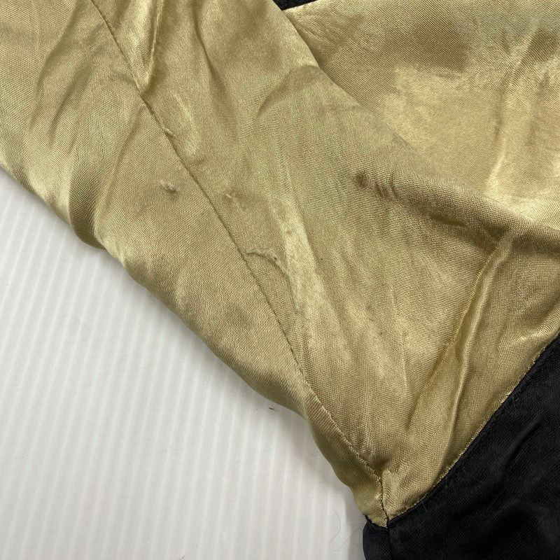 【中古品】【メンズ】 花旅楽団 桜ガシャ髑髏 × 月ガシャ髑髏 REVERSIBLE SOUVENIR JACKET リバーシブル 記念 ジャケット スカジャン アウター 145-250329-mm-6-izu サイズ：XL カラー：ブラック系/ブラウン系 万代Net店