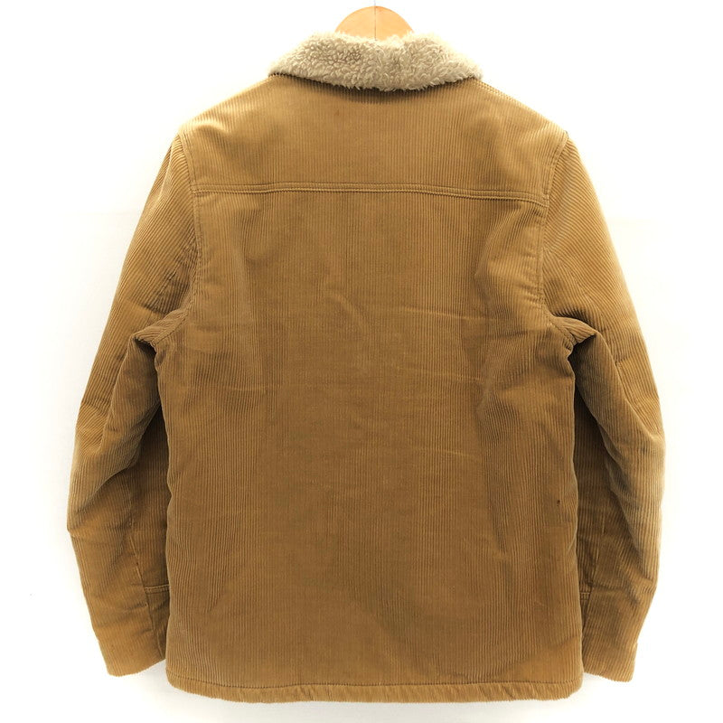 【ジャンク品】【メンズ】 RADIALL ラディアル CORDUROY JACKET RAD-12AW-JK012 コーデュロイジャケット ボア ブルゾン アウター 142-250204-rs-02-fur サイズ：38 カラー：キャメル系 万代Net店