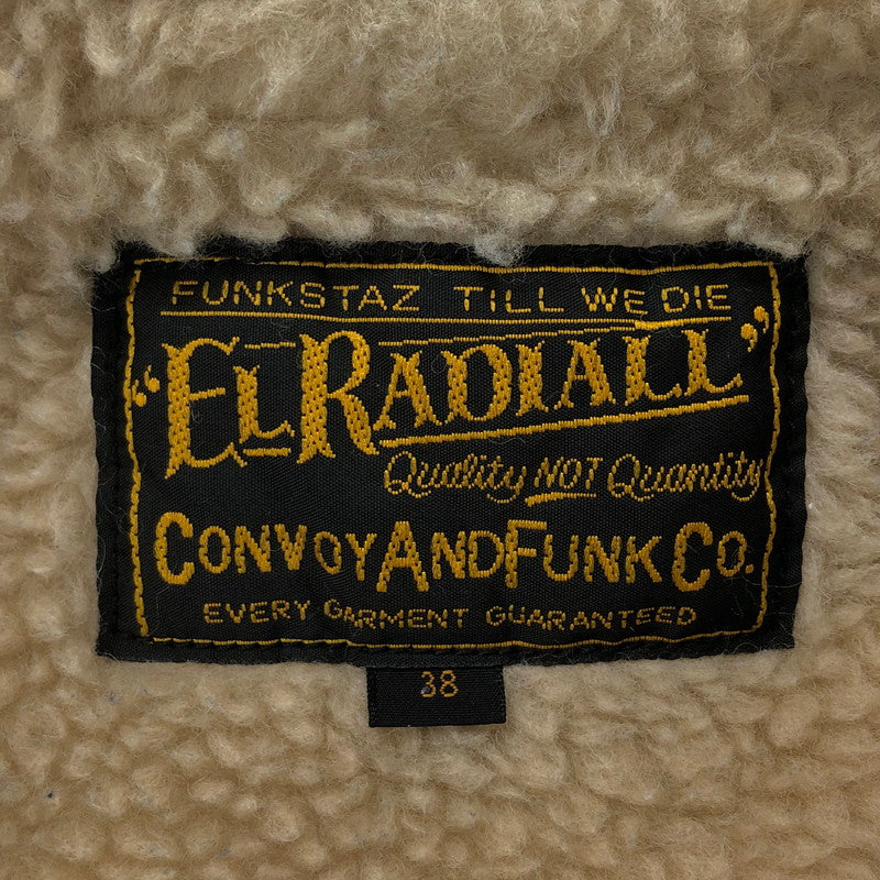 【ジャンク品】【メンズ】 RADIALL ラディアル CORDUROY JACKET RAD-12AW-JK012 コーデュロイジャケット ボア ブルゾン アウター 142-250204-rs-02-fur サイズ：38 カラー：キャメル系 万代Net店