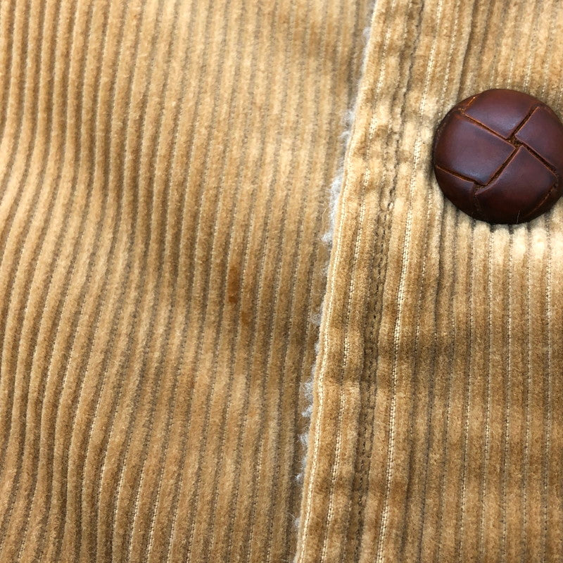 【ジャンク品】【メンズ】 RADIALL ラディアル CORDUROY JACKET RAD-12AW-JK012 コーデュロイジャケット ボア ブルゾン アウター 142-250204-rs-02-fur サイズ：38 カラー：キャメル系 万代Net店