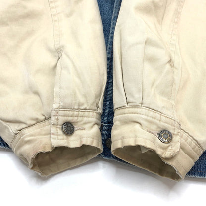【現状渡し品】【メンズ】 Tigger デニム バーシティジャケット アウター 古着 ヴィンテージ系 146-260227-rs-01-fur サイズ：XXL カラー：インディゴ/ベージュ系 万代Net店