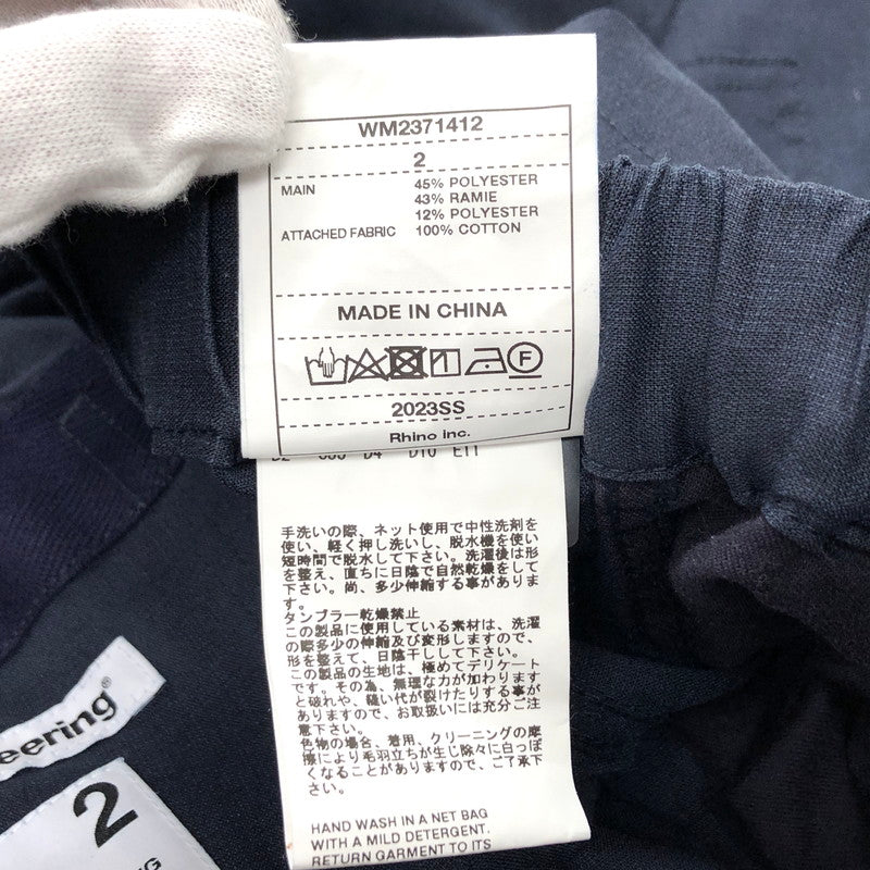 【中古品】【メンズ】 WHITE MOUNTAINEERING ホワイトマウンテニアリング × GRAMICCI TAPERED PANTS WM2371412 テーパードパンツ ズボン ボトムス 152-241009-rs-03-fur サイズ：2 カラー：ネイビー 万代Net店