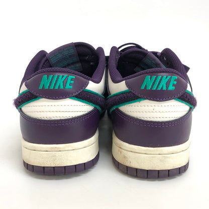 【現状渡し品】【メンズ】 NIKE ナイキ DUNK LOW RETRO CHENILLE SWOOSH "GRAND PURPLE" DQ7683-100 ダンク ロー レトロ シェニール スウッシュ グランド パープル スニーカー シューズ 靴 160-250204-rs-04-fur サイズ：26.5cm US 8.5 カラー：パープル/ホワイト 万代Net店