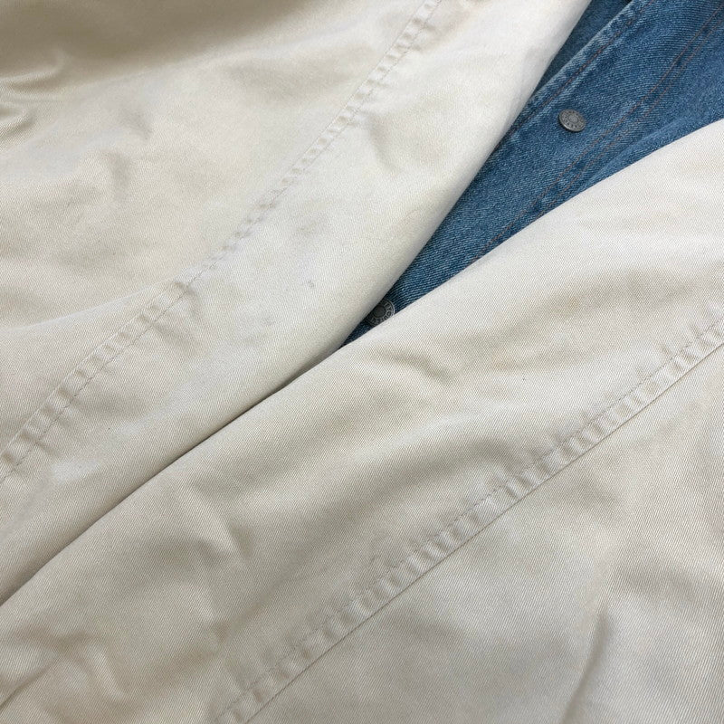 【現状渡し品】【メンズ】 Tigger デニム バーシティジャケット アウター 古着 ヴィンテージ系 146-260227-rs-01-fur サイズ：XXL カラー：インディゴ/ベージュ系 万代Net店