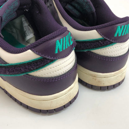 【現状渡し品】【メンズ】 NIKE ナイキ DUNK LOW RETRO CHENILLE SWOOSH "GRAND PURPLE" DQ7683-100 ダンク ロー レトロ シェニール スウッシュ グランド パープル スニーカー シューズ 靴 160-250204-rs-04-fur サイズ：26.5cm US 8.5 カラー：パープル/ホワイト 万代Net店