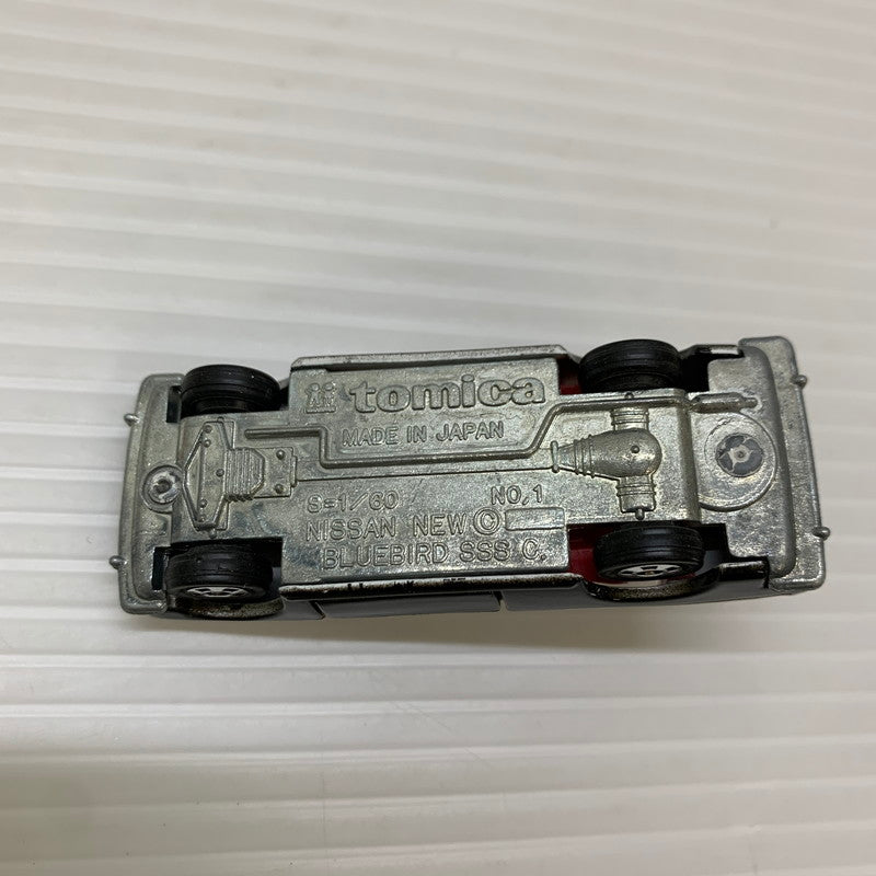 【中古品】 TOMY トミー オリジナルトミカ 日産NEWブルーバードSSS.C.パトロールカー 日本製 ミニカー 062-251208-AS-10-min 万代Net店