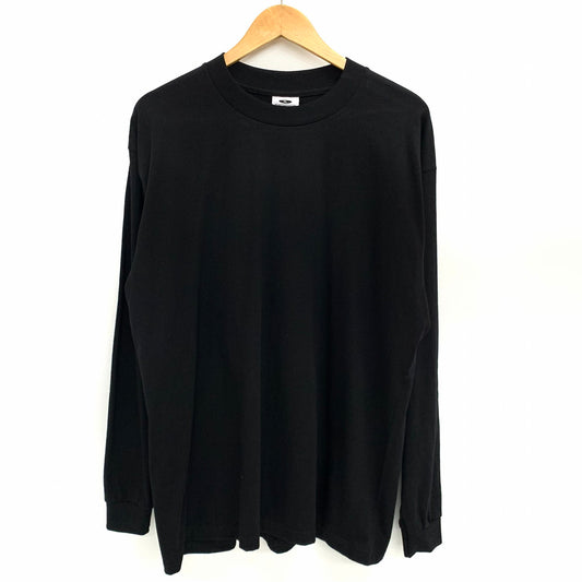 【中古美品】【メンズ】 PLO CLUB プロクラブ ヘビーウェイト 無地 ロンT 長袖 Tシャツ トップス 178-260324-ea-06-fur サイズ：XL カラー：ブラック 万代Net店