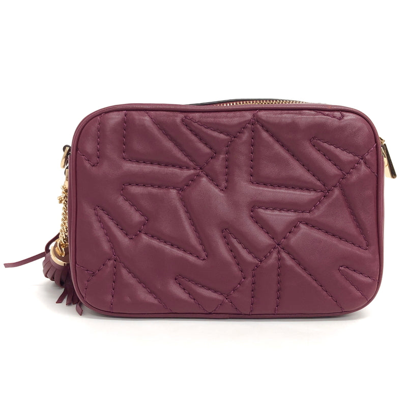 【現状渡し品】【レディース】 MICHAEL KORS マイケルコース 32F1GJ6M2L JET SET カメラバッグ ショルダーバッグ 鞄 188-260810-rs-05-fur カラー：ダークベリー 万代Net店