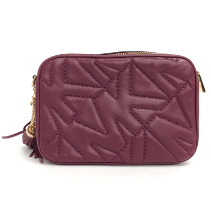 【現状渡し品】【レディース】 MICHAEL KORS マイケルコース 32F1GJ6M2L JET SET カメラバッグ ショルダーバッグ 鞄 188-260810-rs-05-fur カラー：ダークベリー 万代Net店