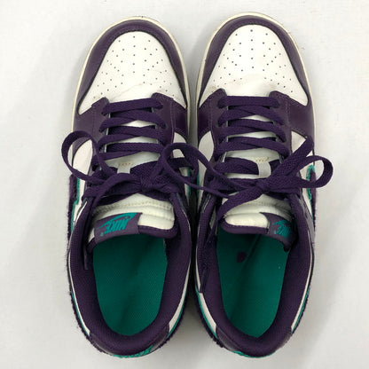 【現状渡し品】【メンズ】 NIKE ナイキ DUNK LOW RETRO CHENILLE SWOOSH "GRAND PURPLE" DQ7683-100 ダンク ロー レトロ シェニール スウッシュ グランド パープル スニーカー シューズ 靴 160-250204-rs-04-fur サイズ：26.5cm US 8.5 カラー：パープル/ホワイト 万代Net店