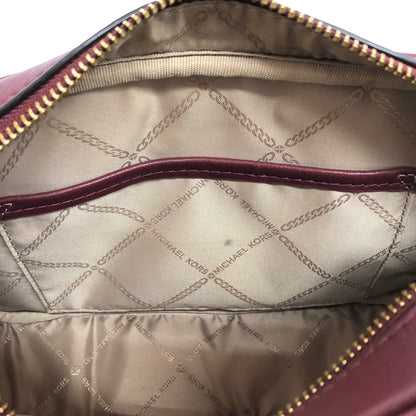 【現状渡し品】【レディース】 MICHAEL KORS マイケルコース 32F1GJ6M2L JET SET カメラバッグ ショルダーバッグ 鞄 188-260810-rs-05-fur カラー：ダークベリー 万代Net店