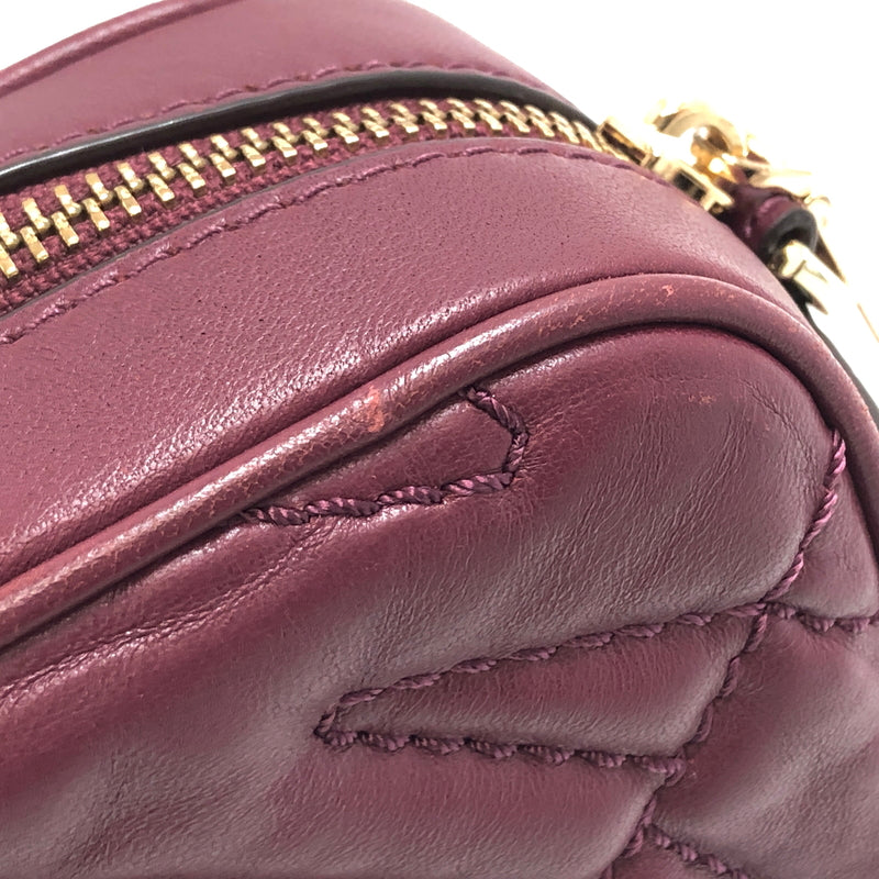 【現状渡し品】【レディース】 MICHAEL KORS マイケルコース 32F1GJ6M2L JET SET カメラバッグ ショルダーバッグ 鞄 188-260810-rs-05-fur カラー：ダークベリー 万代Net店