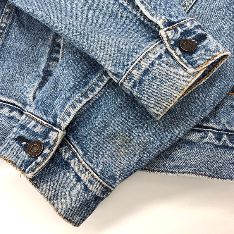 【中古品】【メンズ】 Levi's リーバイス DENIM JACKET 909004513 デニムジャケット Gジャン アウター 145-250204-rs-06-fur サイズ：S カラー：インディゴ 万代Net店