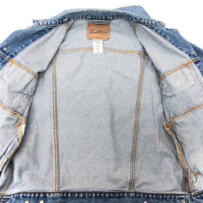 【中古品】【メンズ】 Levi's リーバイス DENIM JACKET 909004513 デニムジャケット Gジャン アウター 145-250204-rs-06-fur サイズ：S カラー：インディゴ 万代Net店