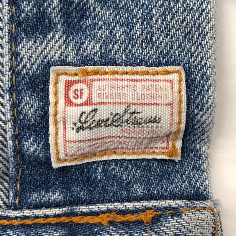 【中古品】【メンズ】 Levi's リーバイス DENIM JACKET 909004513 デニムジャケット Gジャン アウター 145-250204-rs-06-fur サイズ：S カラー：インディゴ 万代Net店