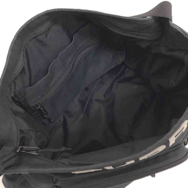 【現状渡し品】【メンズ/レディース】 SUPREME シュプリーム 23SS FIELD MESSENGER BAG ロゴ メッセンジャーバッグ ショルダーバッグ 鞄 149-260810-rs-06-fur カラー：ブラック 万代Net店