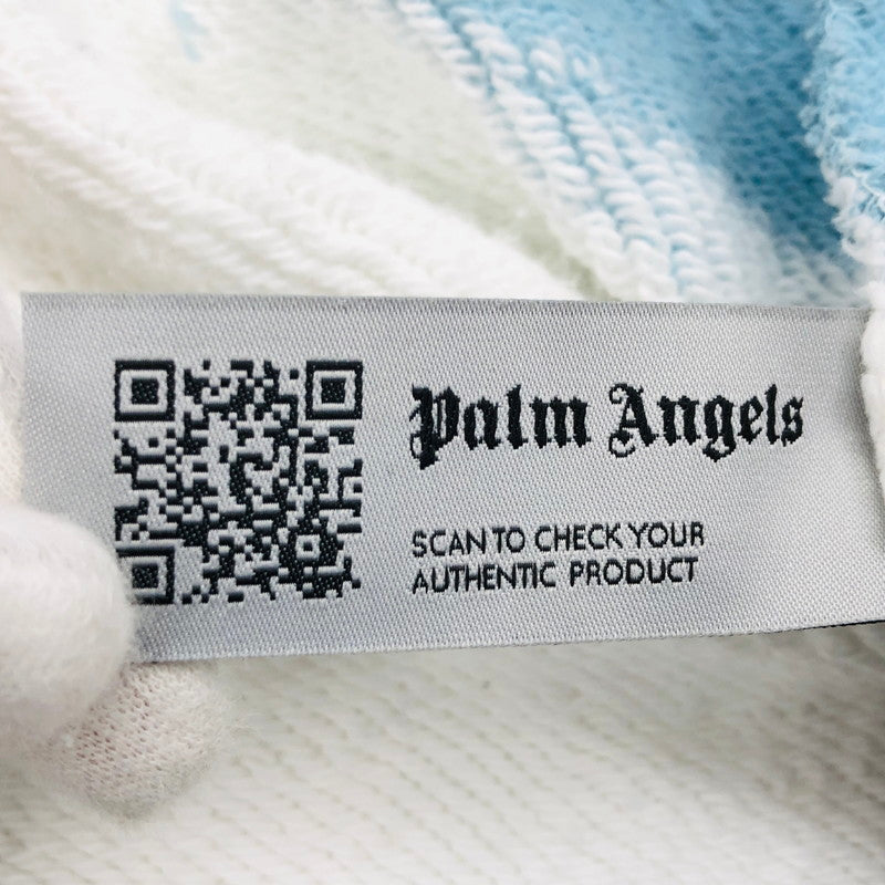 【中古品】【メンズ】 Palm Angels パームエンジェルス スウェット トレーナー 長袖 トップス 141-250204-hn-01-fur サイズ：S カラー：ブルー系/ホワイト 万代Net店