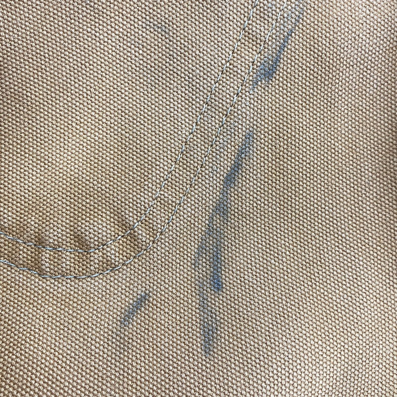 【現状渡し品】【メンズ】 CARHARTT カーハート USA製 星タグ DUCK DOUBLEKNEE QUILTING OVER ALL ダック ダブルニー キルティング オーバーオール 157-260729-kh-05-izu カラー：ベージュ 万代Net店